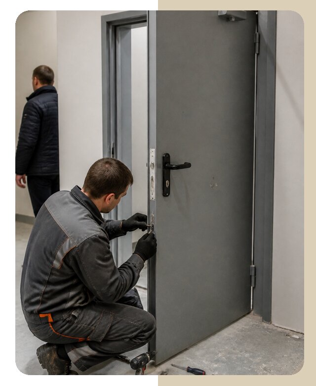 Ремонт противопожарной двери в Новошахтинске по цене 6770 р. | ДвериЛегко-Нвш