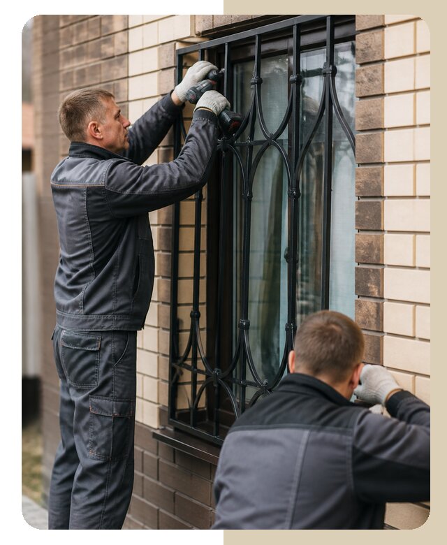 Установка решеток в дом в Новошахтинске по цене от 3646 р. | ДвериЛегко-Нвш