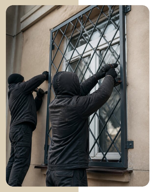 Установка антивандальных решеток на окна в Новошахтинске